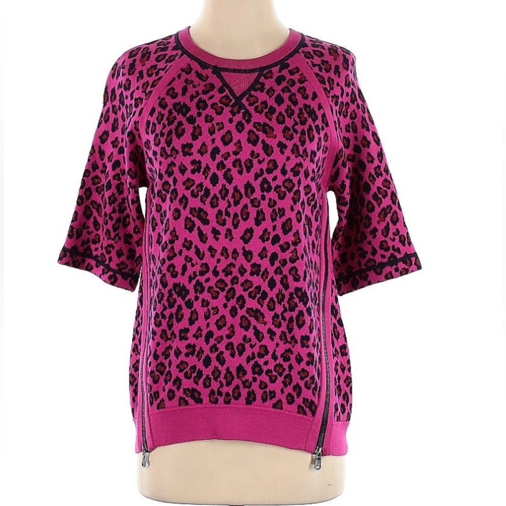Marc by Marc Jacob’s pink leopard print sweater